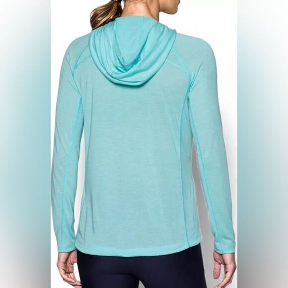 Under Armour Threadborne Train Hooded Sweatshirt Hood Twist Size Medium - Picture 5 of 7